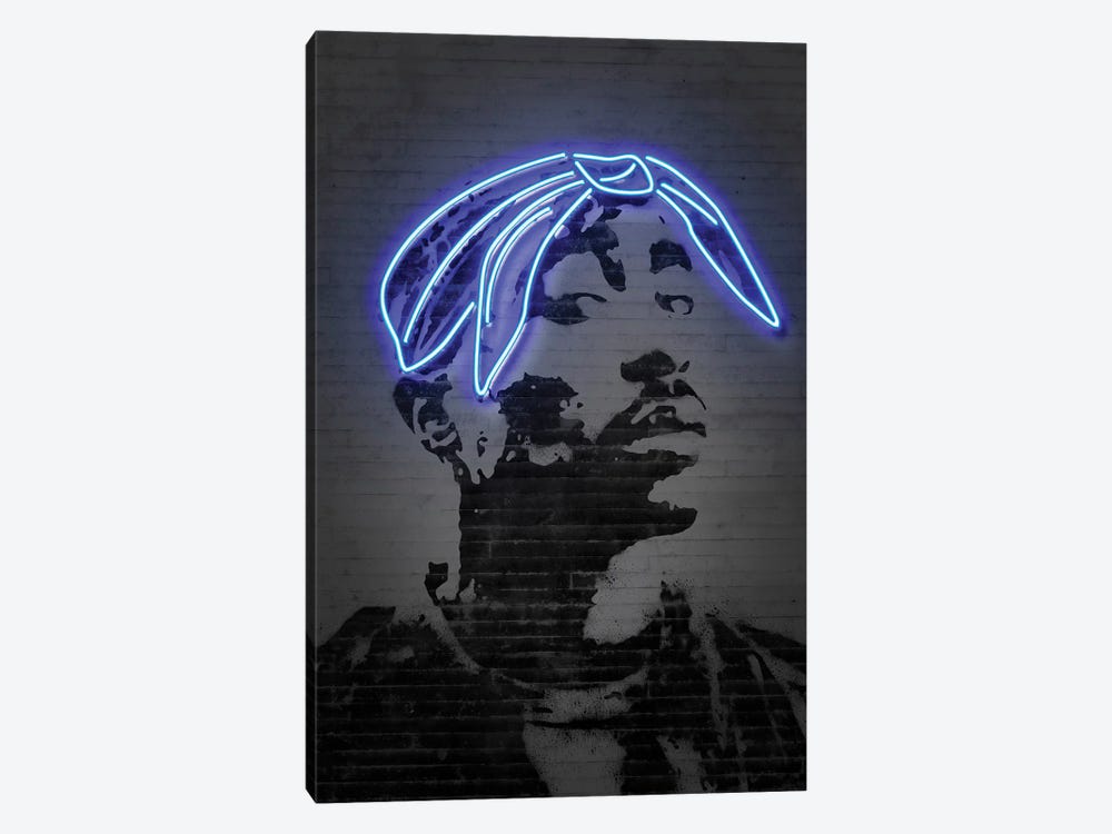 Tupac by Octavian Mielu 1-piece Canvas Art Print