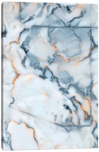 Arizona Marble Map Canvas Art Print
