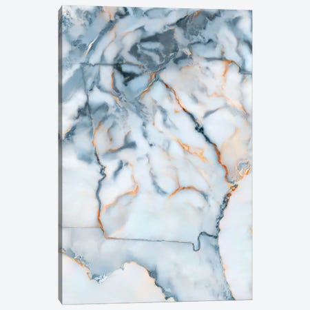Georgia Marble Map Canvas Print #OMU445} by Octavian Mielu Canvas Art Print