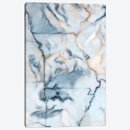 Missouri Marble Map Canvas Print #OMU459} by Octavian Mielu Canvas Art Print