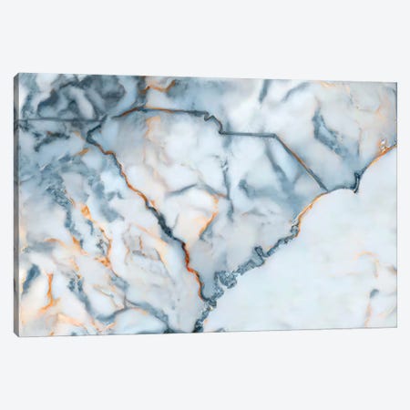 South Carolina Marble Map Canvas Print #OMU474} by Octavian Mielu Canvas Artwork