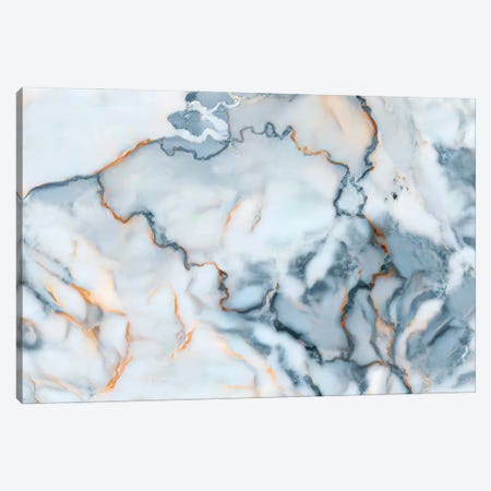 Belgium Marble Map Canvas Print #OMU509} by Octavian Mielu Art Print
