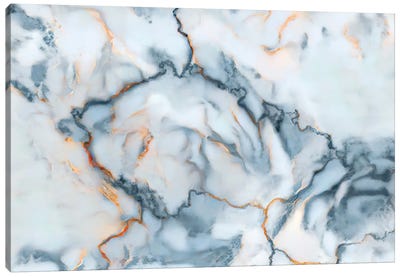 Czech Marble Map Canvas Art Print