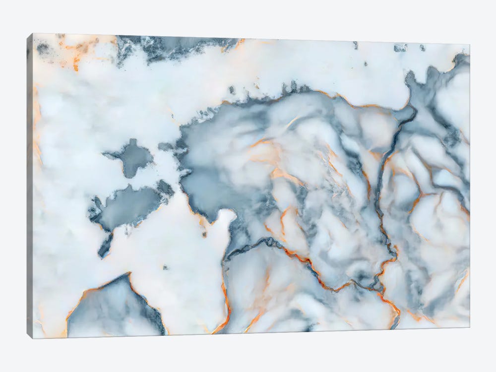 Estonia Marble Map by Octavian Mielu 1-piece Canvas Art