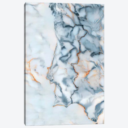 Portugal Marble Map Canvas Print #OMU533} by Octavian Mielu Canvas Artwork
