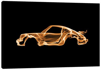 Porsche 911 Turbo Canvas Art Print - Automobile Art