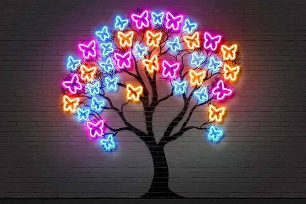 Neon: Butterfly Tree by Octavian Mielu