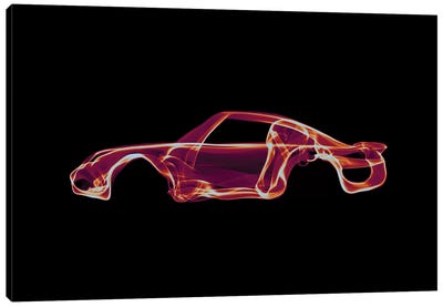 Porsche 959 Canvas Art Print - Neon Art
