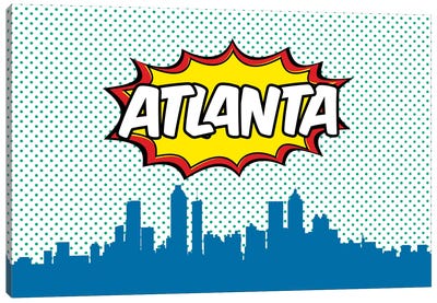 Atlanta Canvas Art Print - Atlanta Skylines