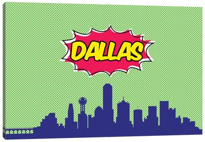 Dallas Canvas Art Print - Dallas Skylines