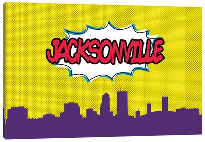 Jacksonville Canvas Art Print - Jacksonville