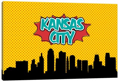 Kansas City Canvas Art Print - Kansas City Skylines