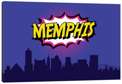 Memphis Canvas Art Print - Tennessee Art
