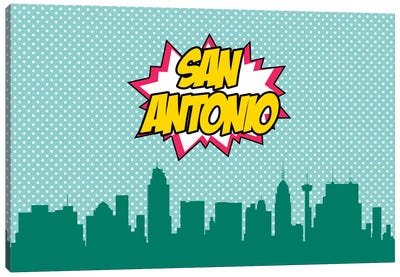 San Antonio Canvas Art Print - San Antonio