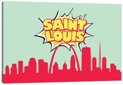 St. Louis Canvas Art Print - St. Louis Skylines
