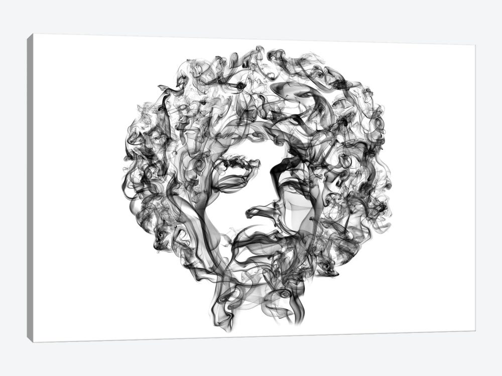Jimi Hendrix by Octavian Mielu 1-piece Canvas Print