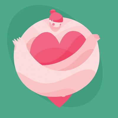 Born To Love by Olga Masevich multi panel art