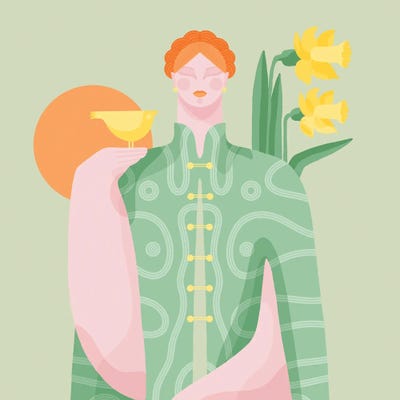 Cape by Olga Masevich framed canvas print