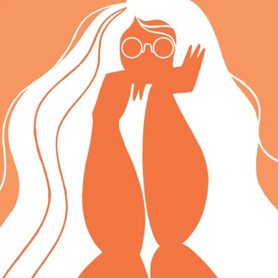 Contemplation by Olga Masevich framed canvas print