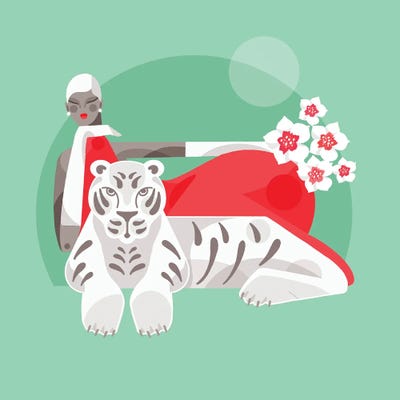 Fierce Elegance by Olga Masevich canvas print