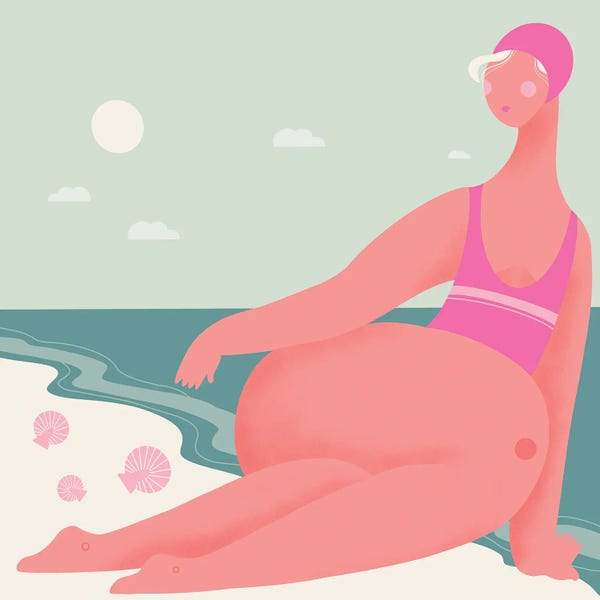 Barbiecore: First Dip by Olga Masevich