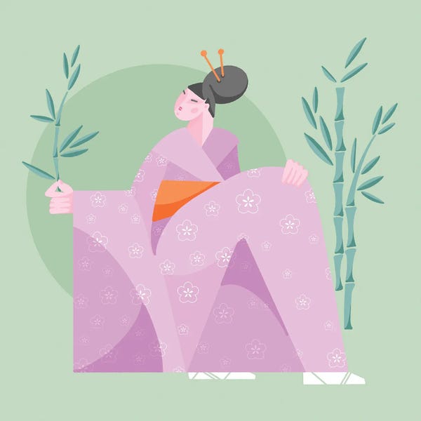 Asian Culture: Kimono by Olga Masevich