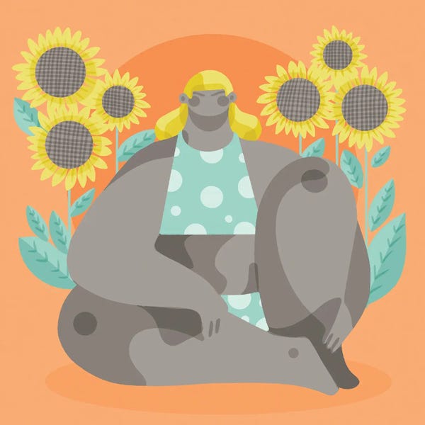 Fine Art Print: Sunflower Child by Olga Masevich