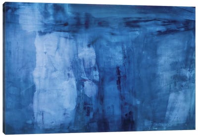Into The Blue Canvas Art Print - Blue Art