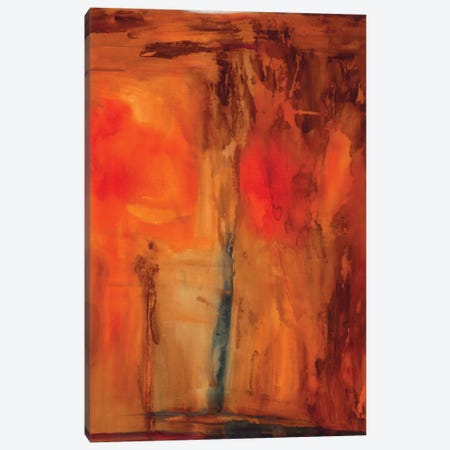 Orange Glow Canvas Print #OPP59} by Michelle Oppenheimer Canvas Wall Art