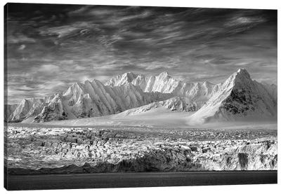 Arctic Mountain Landscape Canvas Art Print - Ondřej Prosický