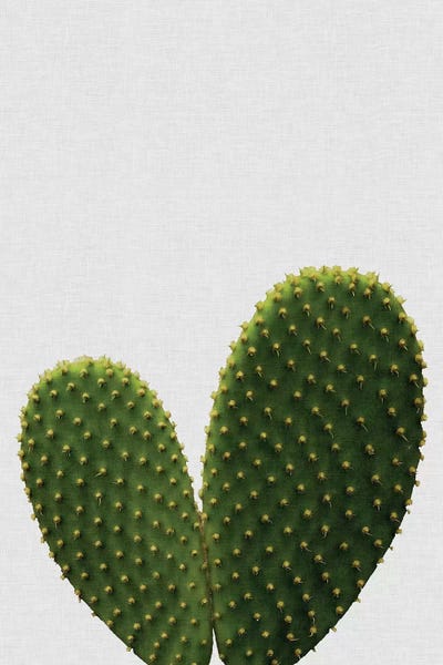 Minimalist Bohemian Decor: Heart Cactus by Orara Studio