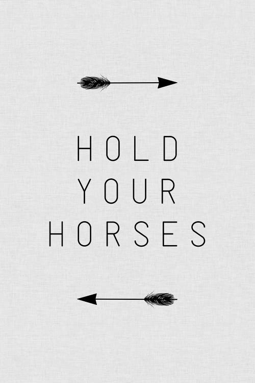 Hold Your Horses Arrow