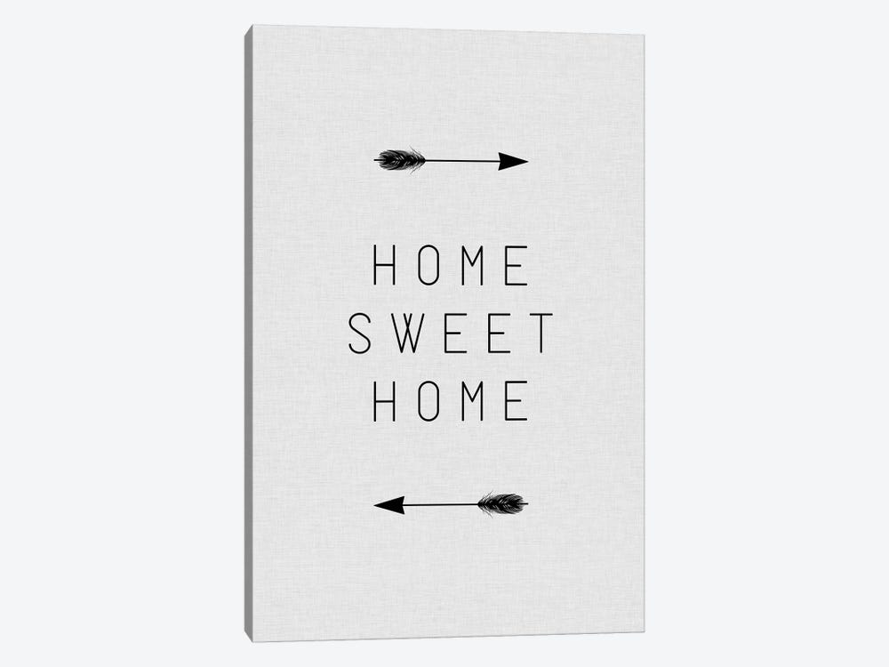 Home Sweet Home Arrow by Orara Studio 1-piece Canvas Art