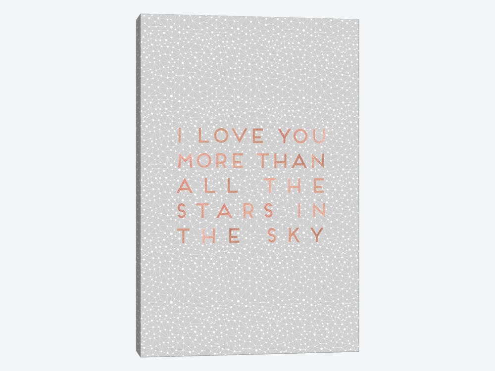 I Love You More Than… 1-piece Canvas Print