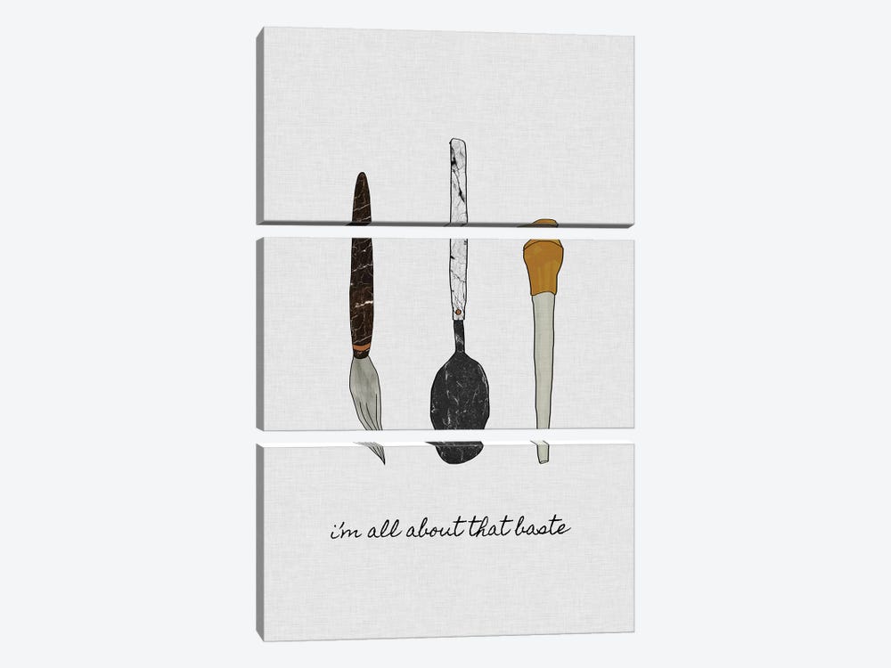 I'm All About That Baste by Orara Studio 3-piece Canvas Wall Art