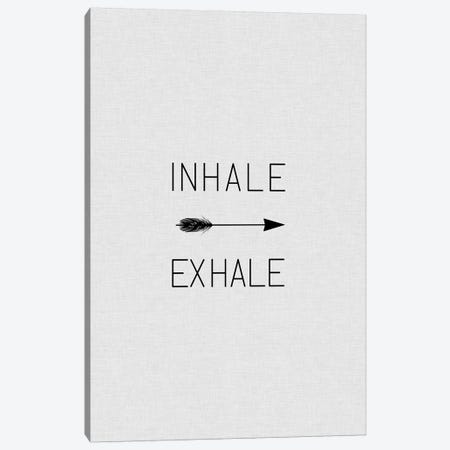Inhale Exhale Arrow Canvas Print #ORA115} by Orara Studio Canvas Wall Art