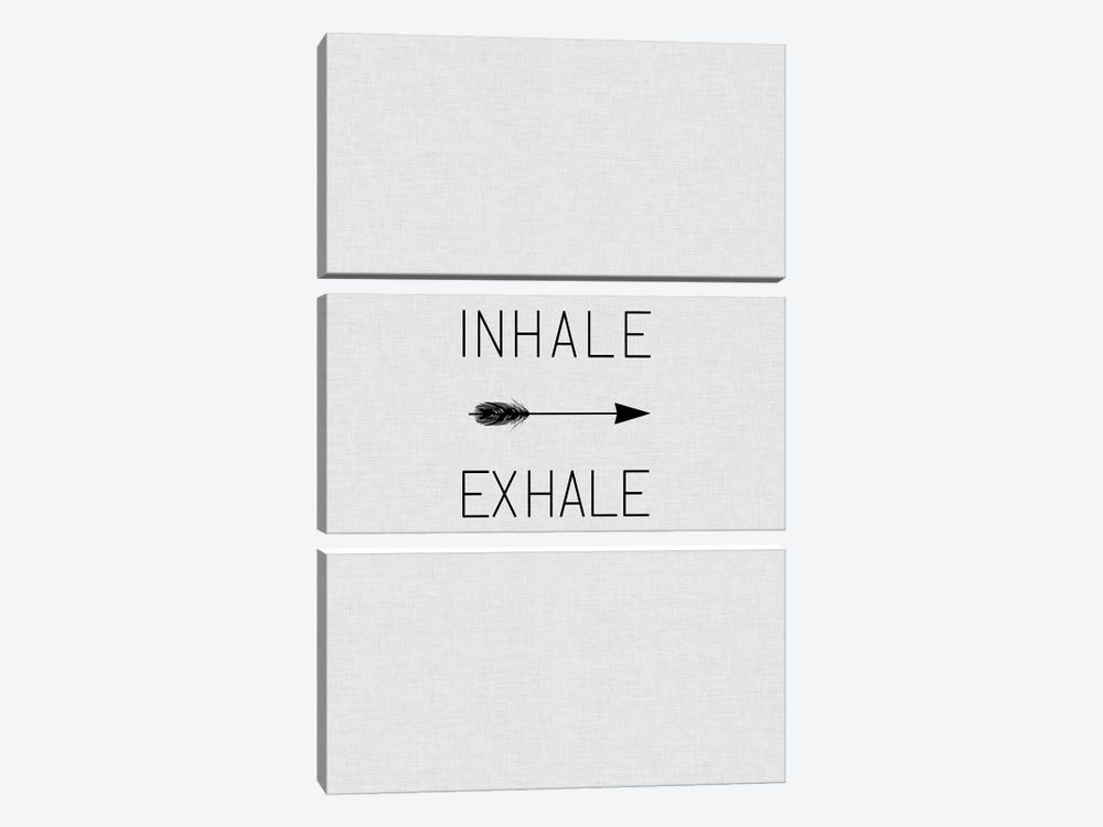 Inhale Exhale Arrow by Orara Studio 3-piece Canvas Art Print