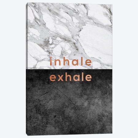 Inhale Exhale Copper Canvas Print #ORA116} by Orara Studio Canvas Wall Art