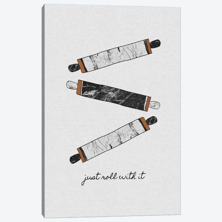 Just Roll With It Canvas Print #ORA120} by Orara Studio Canvas Wall Art
