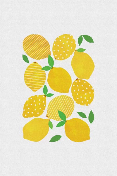 Lemon Crowd by Orara Studio art print