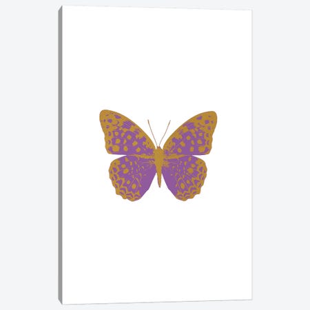 Lilac Butterfly Canvas Print #ORA130} by Orara Studio Canvas Art Print