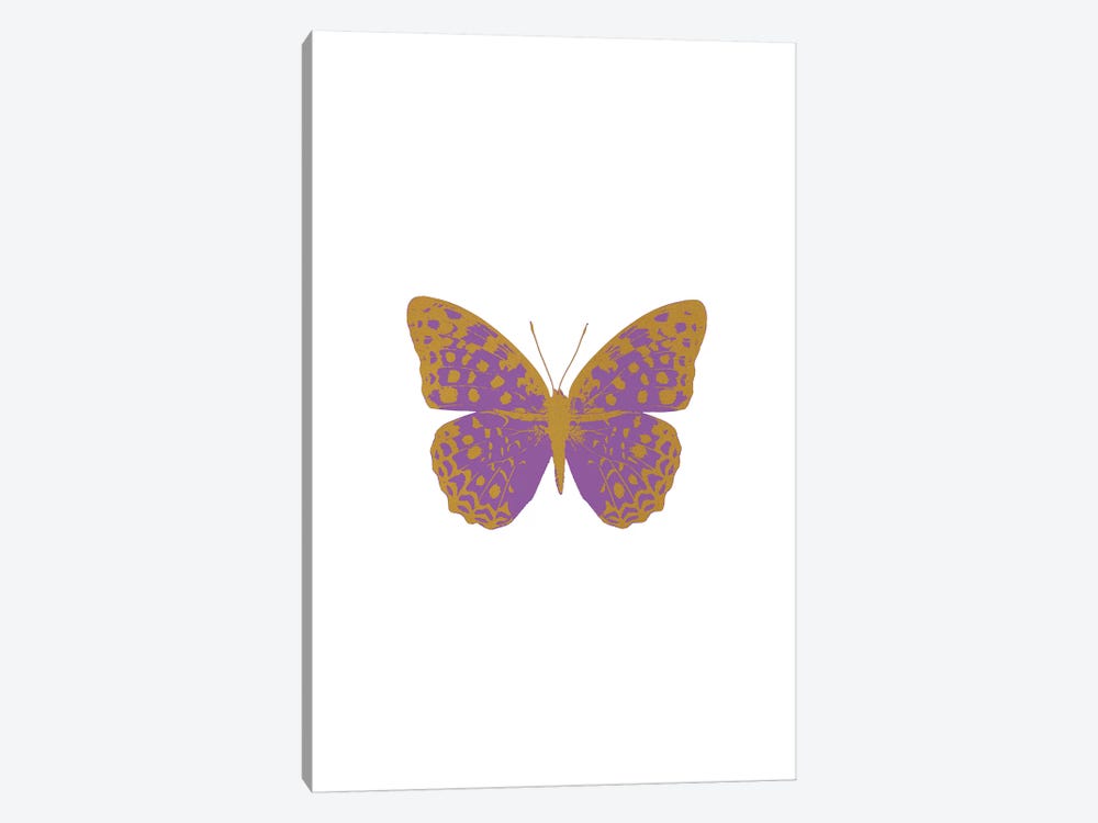Lilac Butterfly by Orara Studio 1-piece Canvas Wall Art