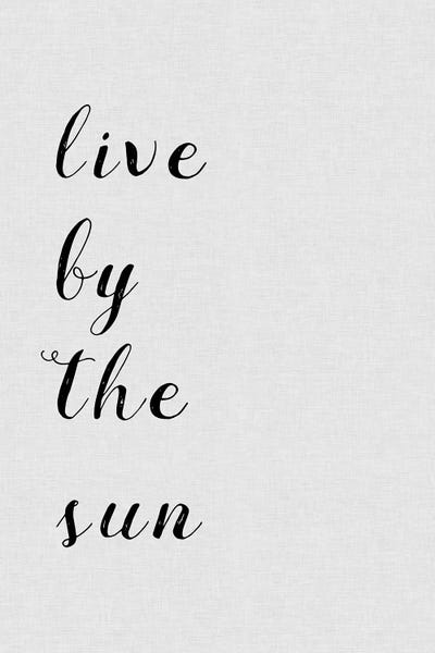 Live By The Sun by Orara Studio canvas print