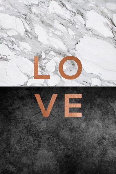 Black & White & Gold: Love Copper by Orara Studio