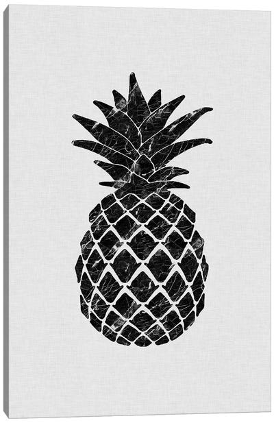 Marble Pineapple Canvas Art Print - Pineapple Art