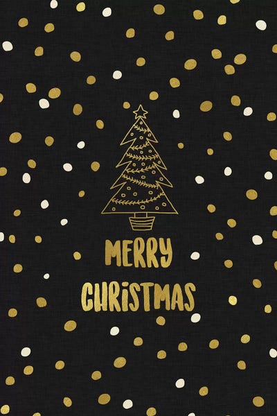 Seasonal Glam: Merry Christmas Gold by Orara Studio