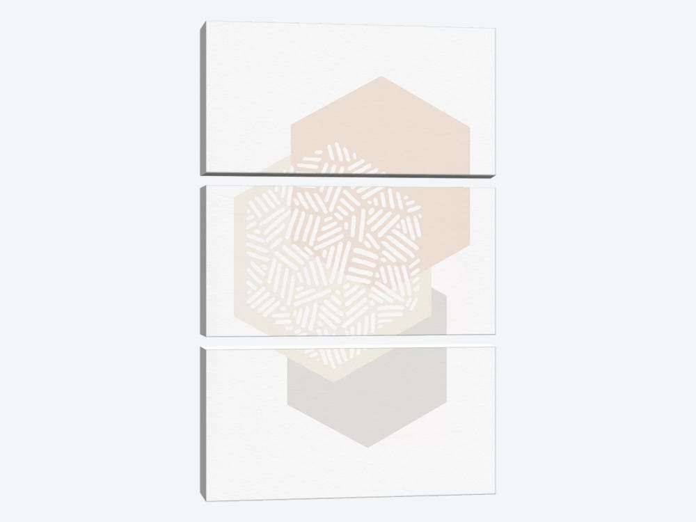 Minimalist Geometric I by Orara Studio 3-piece Canvas Art Print