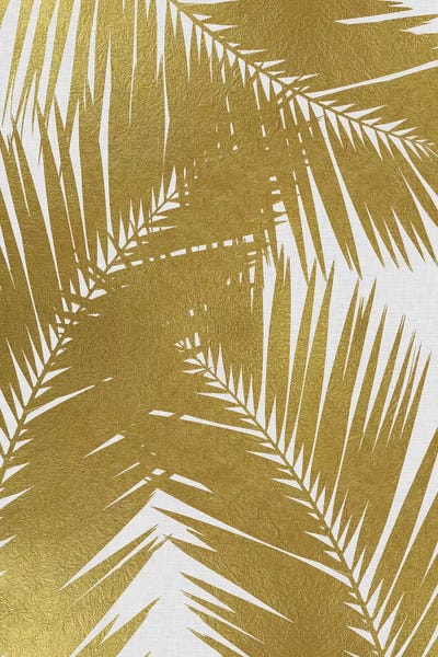 Pineapples: Palm Leaf III Gold by Orara Studio
