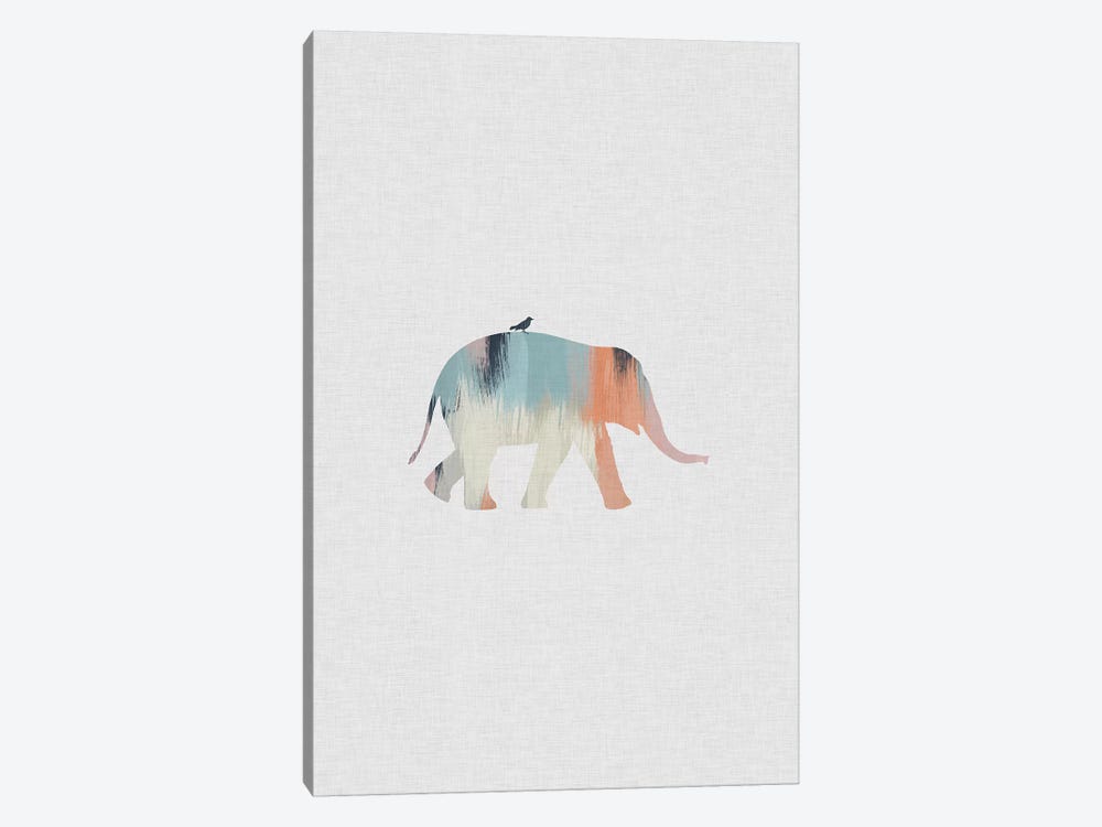 Pastel Elephant by Orara Studio 1-piece Canvas Print