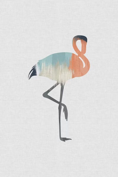Flamingos: Pastel Flamingo by Orara Studio